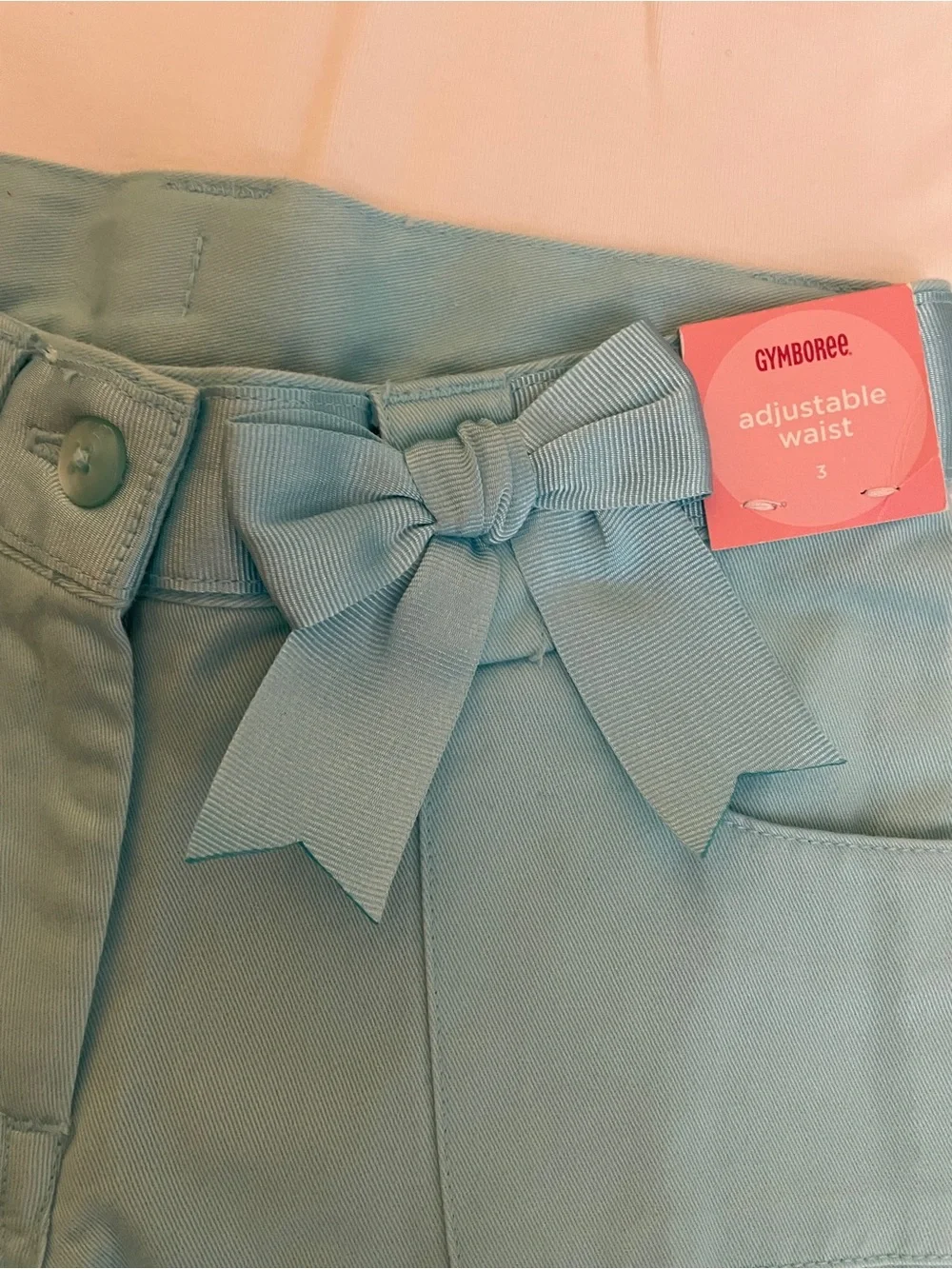 NWT Gymboree Butterfly ruffle sleeve Tee & Aqua Embroidered Shorts 2pcs Set 3T